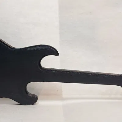 Móc khóa hình cây đàn Guitar - Mẫu in 3D đẹp mắt, dễ in