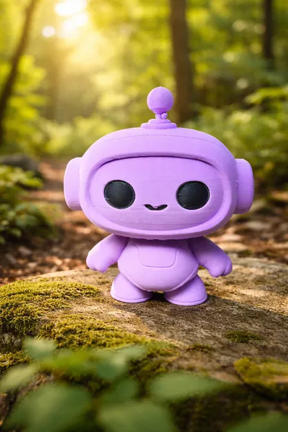 Mô hình Robot Mini Dễ Thương | Phụ kiện trang trí bàn làm việc in 3D - Image 1