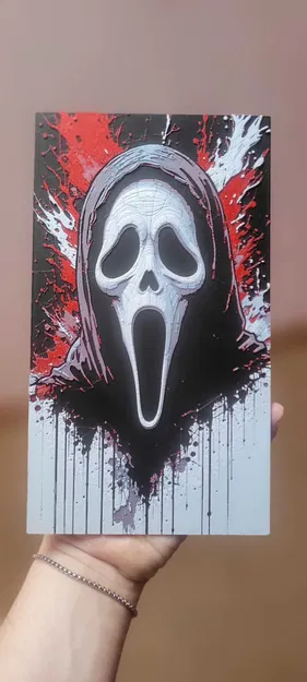 Mô hình Ghostface (HueForge) - Image 1