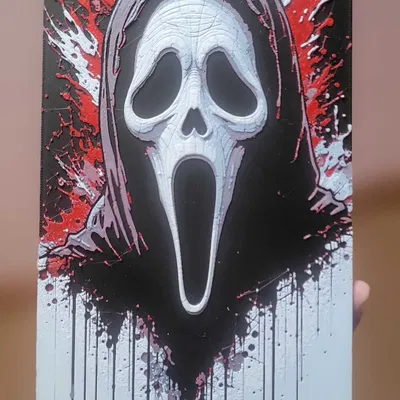 Mô hình Ghostface (HueForge)