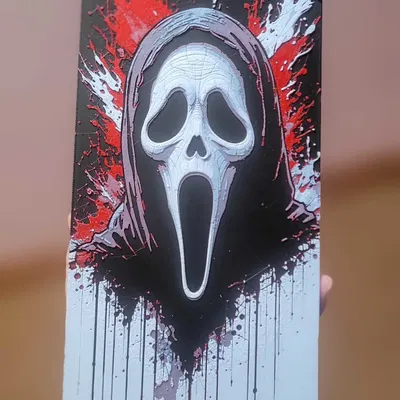 Mô hình Ghostface (HueForge)