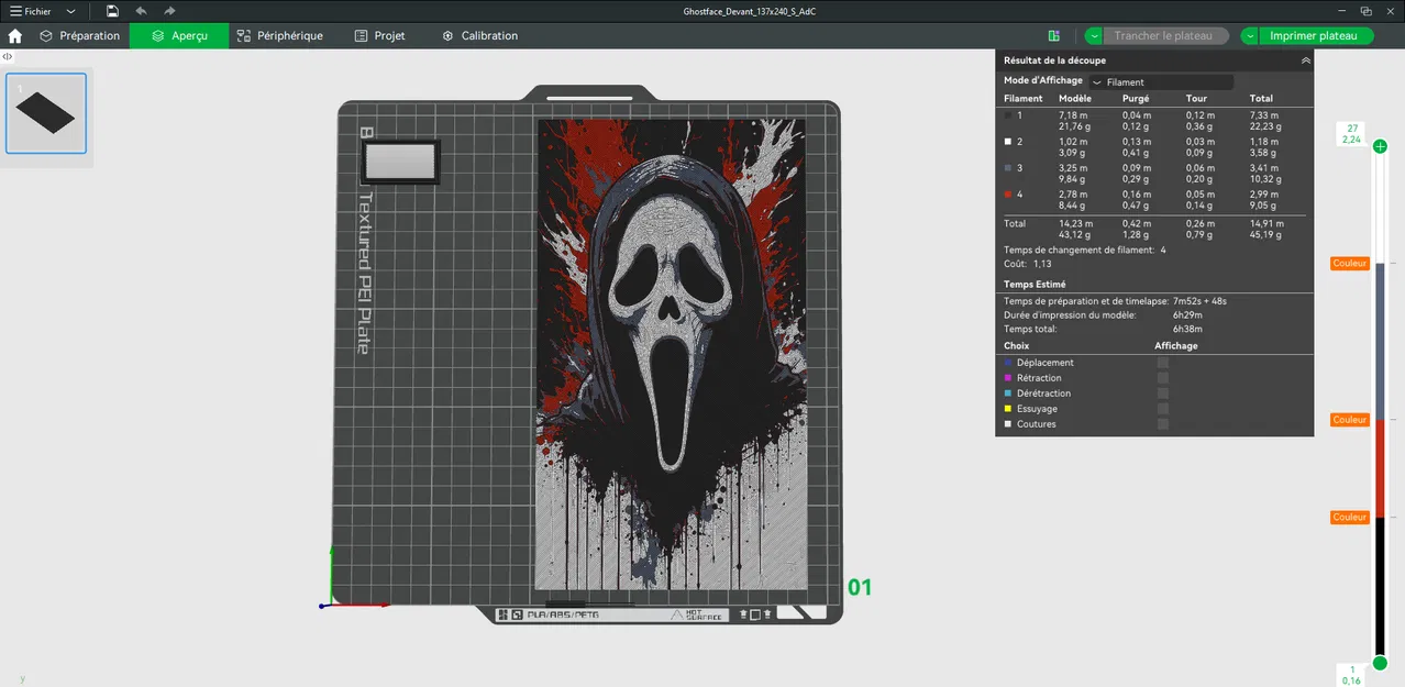 Mô hình Ghostface (HueForge) - Image 3