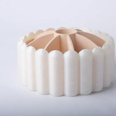 Khay Đựng Đồ Đa Năng Chia Ngăn Hình Tròn