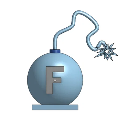 Mô hình trang trí bàn làm việc FBomb độc đáo - In 3D dễ dàng