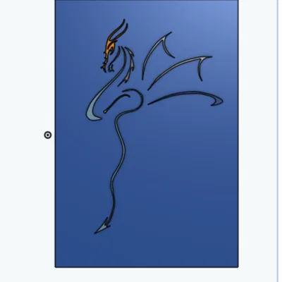 Mẫu tranh rồng Dragon line Sketch trang trí chiếu sáng nghệ thuật