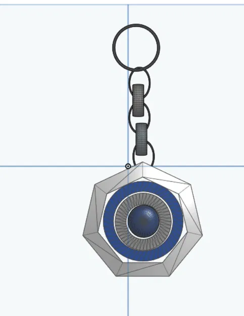 Gyrofidget Spinner – In liền khối kèm dây xích (Infill 50–100%) - Image 2