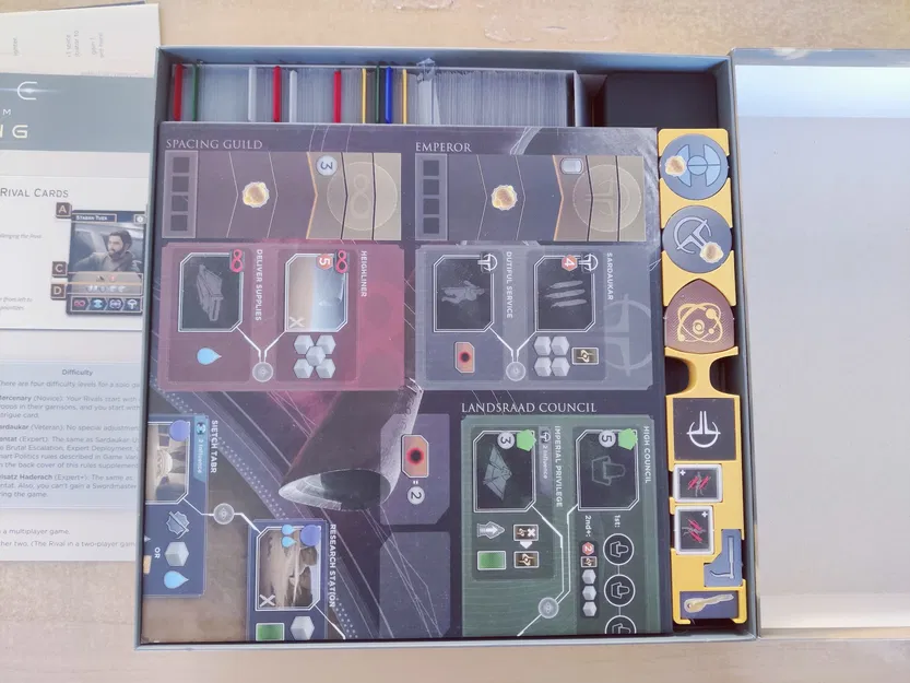 Bộ Organizer và Bảng người chơi cho Dune Imperium Uprising (Full mở rộng) - Image 3