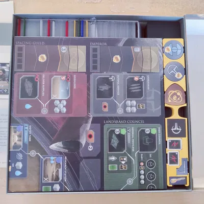 Bộ Organizer và Bảng người chơi cho Dune Imperium Uprising (Full mở rộng)