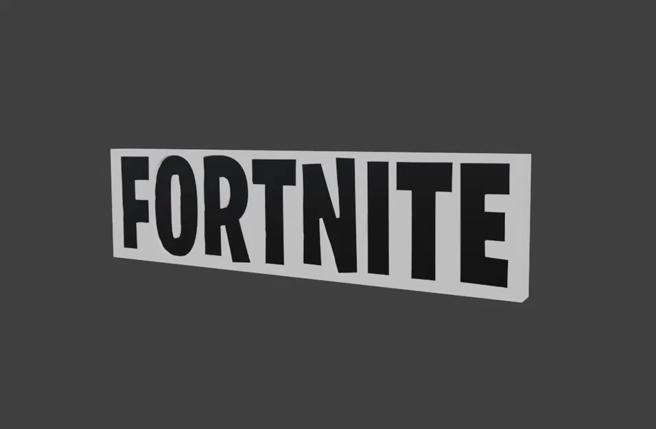 Mô hình hộp đèn LED Logo Fortnite 3D - Có thể treo tường - Image 2