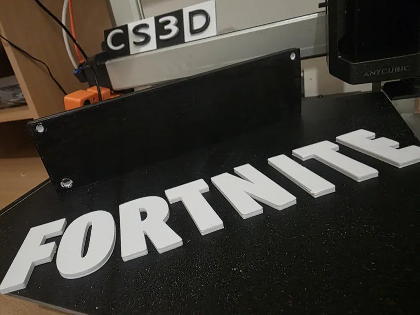 Mô hình hộp đèn LED Logo Fortnite 3D - Có thể treo tường - Image 6