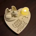 Tượng thiên thần tưởng niệm mèo British Shorthair - Always Loved Forever Missed - Thumbnail 1