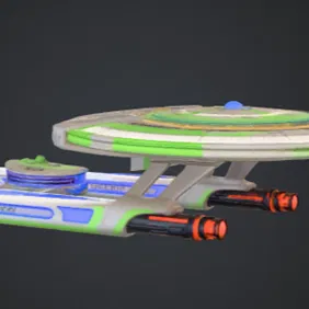 Mô hình 3D USS Cerritos - Tàu vũ trụ từ Star Trek: Lower Decks