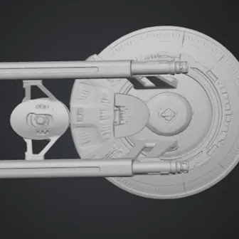 Mô hình 3D USS Cerritos - Tàu vũ trụ từ Star Trek: Lower Decks