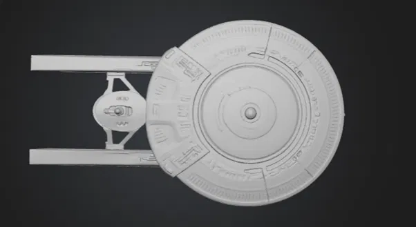 Mô hình 3D USS Cerritos - Tàu vũ trụ từ Star Trek: Lower Decks - Image 4