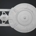 Mô hình 3D USS Cerritos - Tàu vũ trụ từ Star Trek: Lower Decks - Thumbnail 4