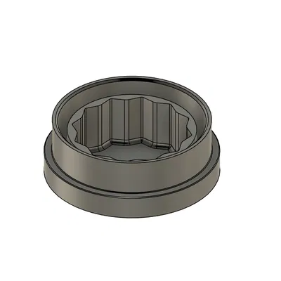 Nắp chụp ốc cần gạt mưa Audi / VW (Golf, Touran, Polo) in 3D