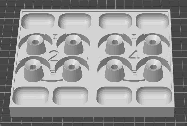 Khay sắp xếp linh kiện nắp quy lát động cơ FA20 4UGSE cho thợ máy - Image 1