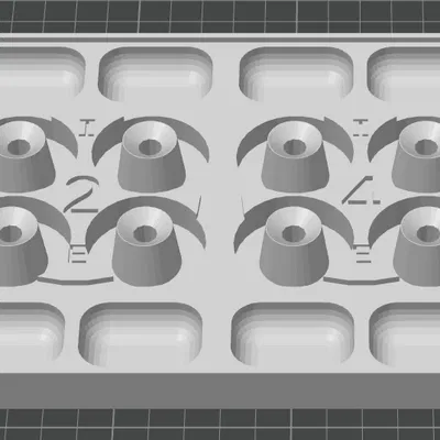 Khay sắp xếp linh kiện nắp quy lát động cơ FA20 4UGSE cho thợ máy