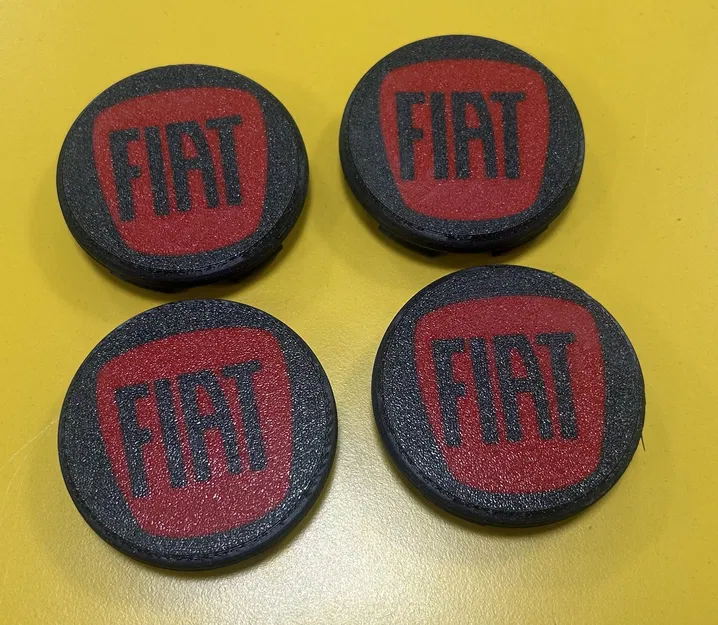 Nắp chụp mâm xe 60mm cho FIAT (mâm Ronal R15) in 3D - Image 2