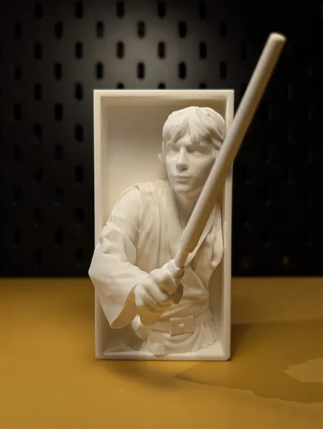 Luke Skywalker Book Nook (Mô hình giá đỡ sách Star Wars) - Image 3