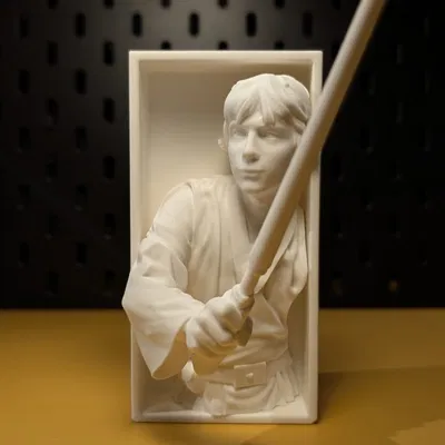 Luke Skywalker Book Nook (Mô hình giá đỡ sách Star Wars)