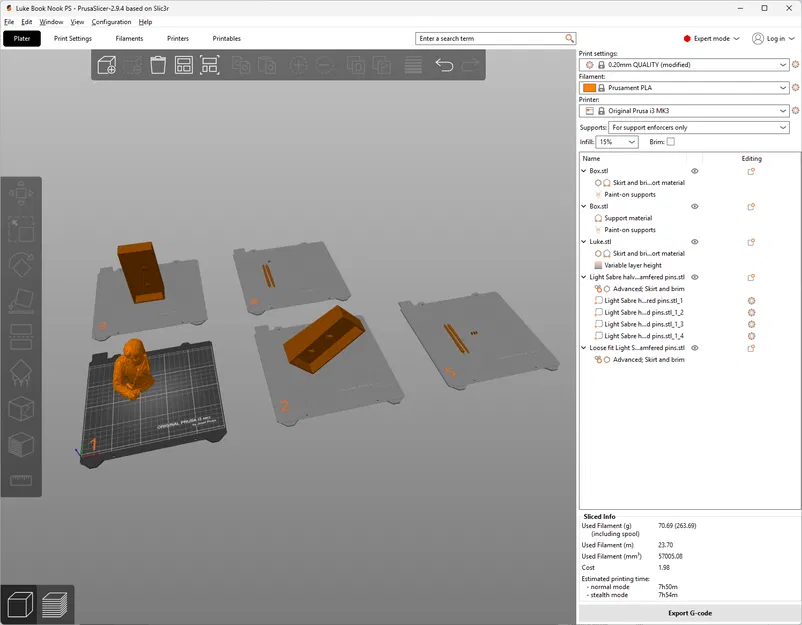 Luke Skywalker Book Nook (Mô hình giá đỡ sách Star Wars) - Image 8