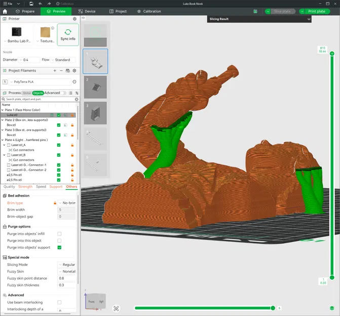 Luke Skywalker Book Nook (Mô hình giá đỡ sách Star Wars) - Image 11