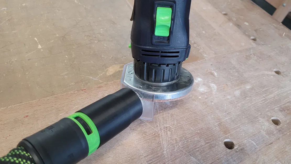 Bộ chuyển đổi hút bụi cho máy phay cạnh Festool OFK 500Q - Image 1