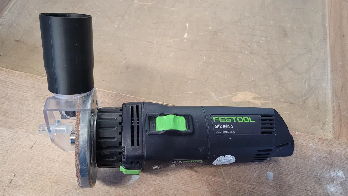 Bộ chuyển đổi hút bụi cho máy phay cạnh Festool OFK 500Q - Image 2