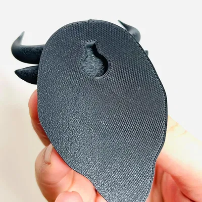 Mô hình đầu bò trang trí treo tường độc đáo