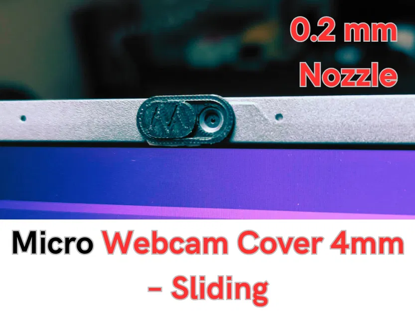 Nắp Che Webcam Trượt 4mm – Siêu Nhỏ Gọn - Image 1