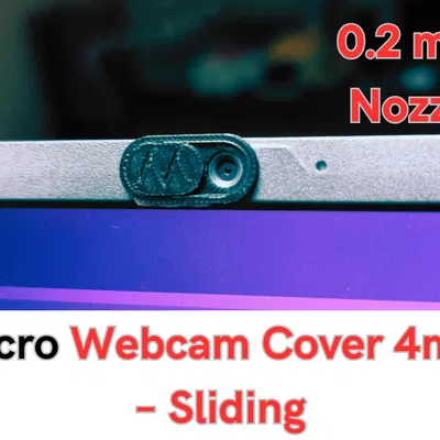Nắp Che Webcam Trượt 4mm – Siêu Nhỏ Gọn