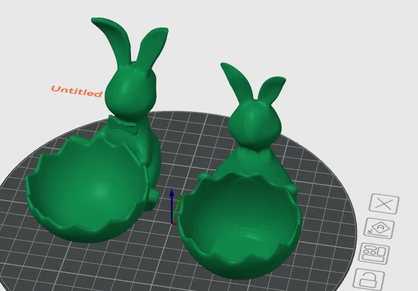 Mô hình chú thỏ giữ đồ trang trí độc đáo - File in 3D chất lượng - Image 1