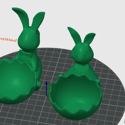 Mô hình chú thỏ giữ đồ trang trí độc đáo - File in 3D chất lượng