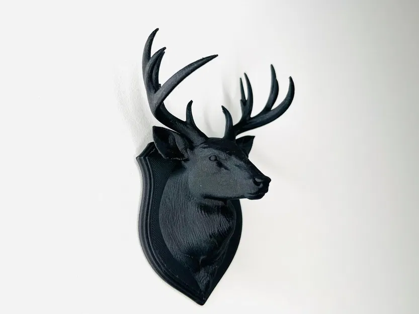 Giá treo chìa khóa hình hươu trang trí tường - Image 1