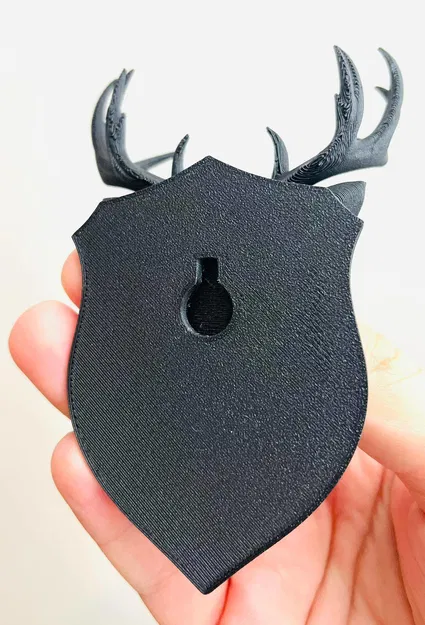 Giá treo chìa khóa hình hươu trang trí tường - Image 3