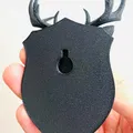 Giá treo chìa khóa hình hươu trang trí tường - Thumbnail 3
