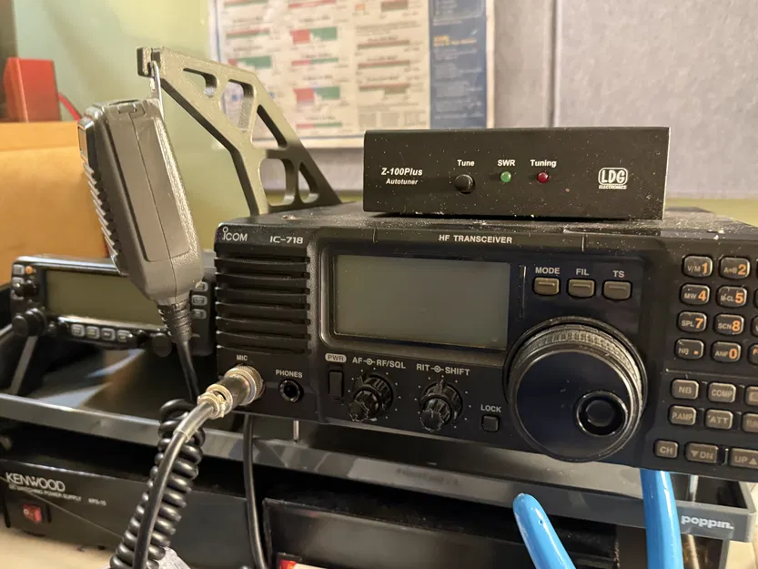 Giá treo micro cho máy bộ đàm Icom IC-718 - Image 2