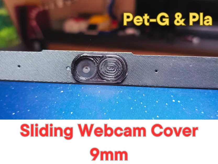 Nắp che webcam dạng trượt tiêu chuẩn (9mm) - Image 1