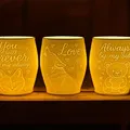 Đèn Litophane Tealight chủ đề Cáo, Sói & Gấu đáng yêu - Thumbnail 1