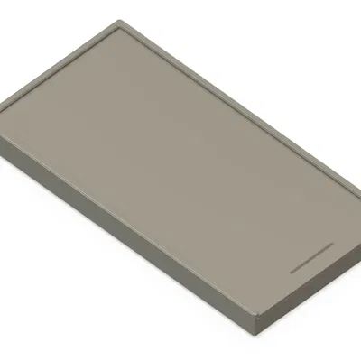 Hộp đựng bộ màu vẽ Kuratake với nắp trượt, cấu trúc 4 x 3