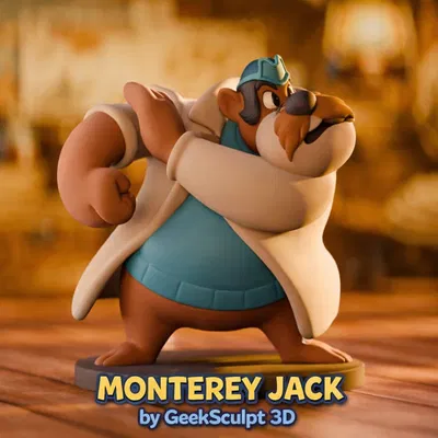 Mô hình nhân vật Monterey Jack trong Rescue Rangers