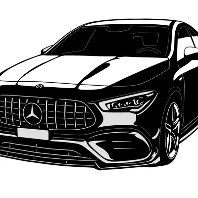 Mô hình trang trí tường nghệ thuật hình xe Mercedes - In 3D