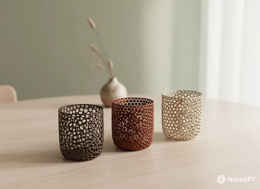 Meshy Cup - Cốc đựng đa năng thiết kế lưới 3D in ấn tượng - Image 2