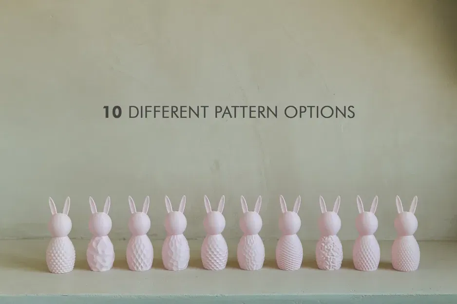Bộ sưu tập Thỏ Phục sinh – 10 mẫu họa tiết – Có thể thay đổi kích thước - Image 2