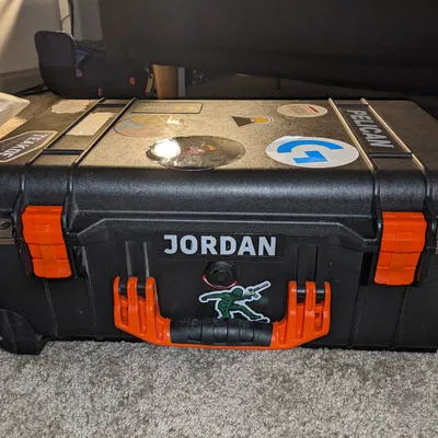 Bảng tên tùy chỉnh cho hộp đựng Pelican 1510