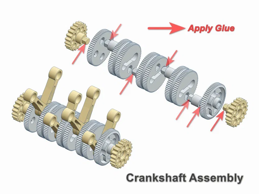 Mô hình V8 Engine Fidget 2.0 - Image 6