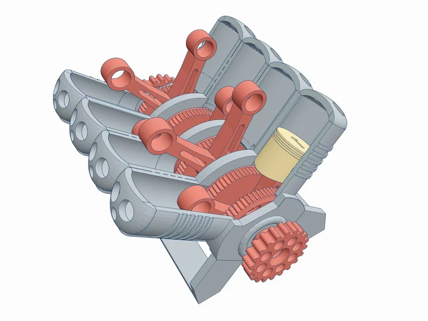 Mô hình V8 Engine Fidget 2.0 - Image 7