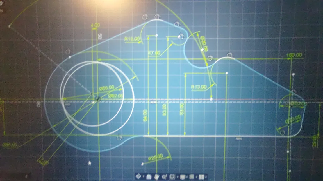 Ốp che núm xoay ngả lưng ghế Audi R7s - Image 2