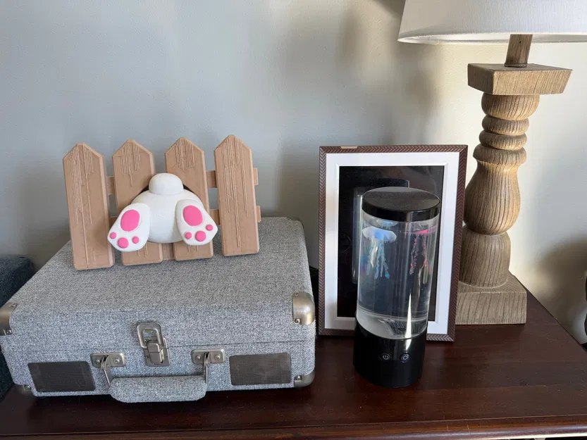 Mô hình thỏ chui hàng rào trang trí cực dễ thương cho ngày Phục sinh - Image 2